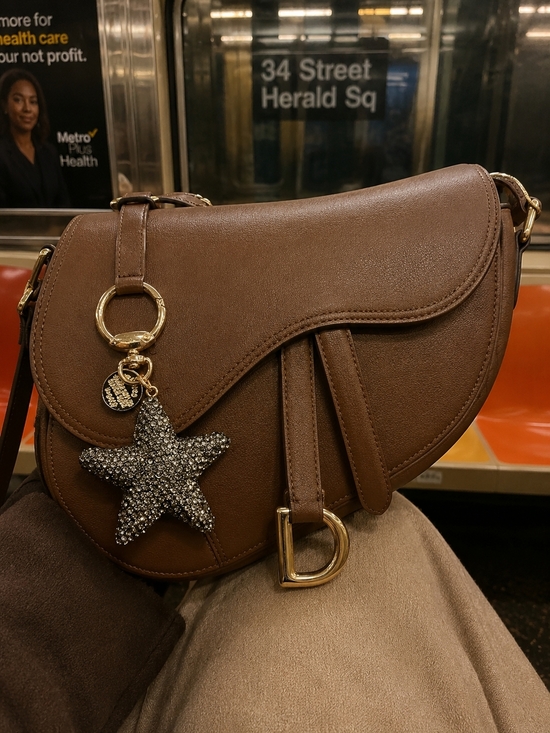 Handbags - Rhinestone Star Charm Bag